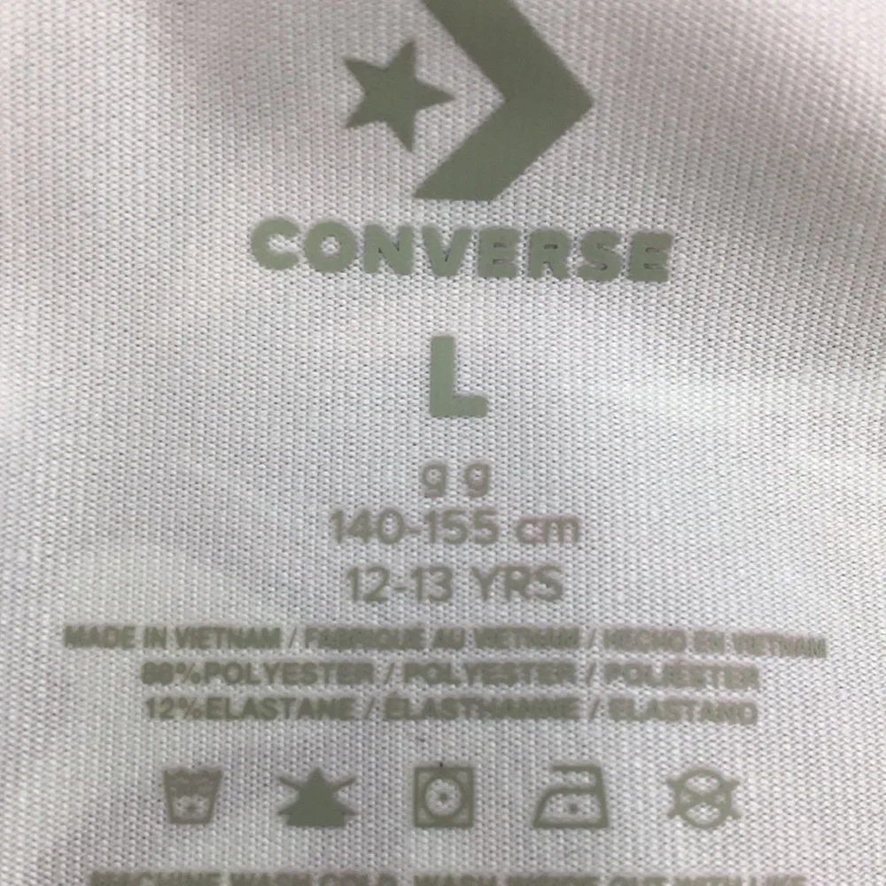 Converse All Starts Girls High Rise Paisley Pattern Exercise Pants Size L NWT
